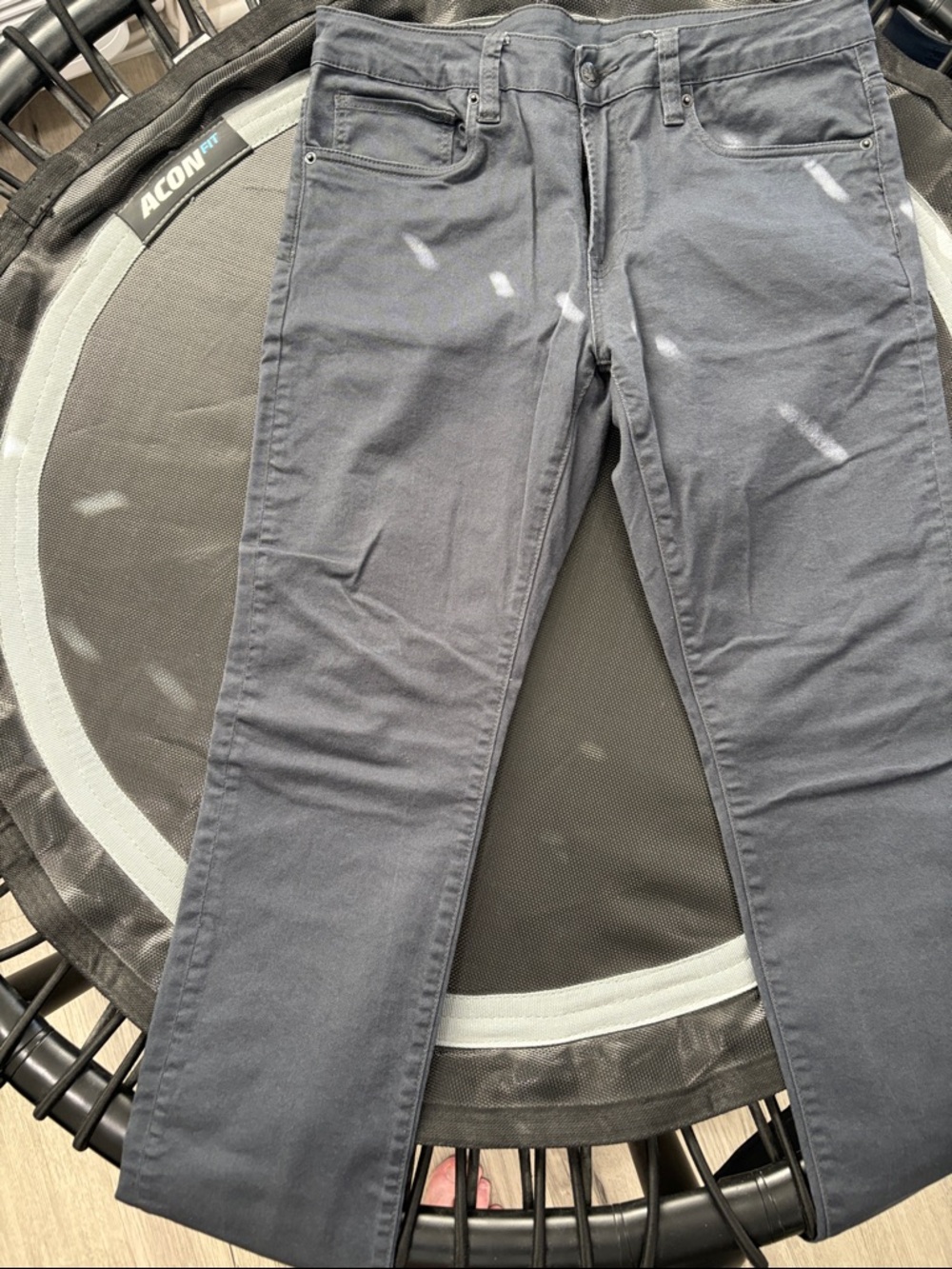 Buffalo David Bitton Men's Straight Jeans in Charcoal Gray 32 x 34L